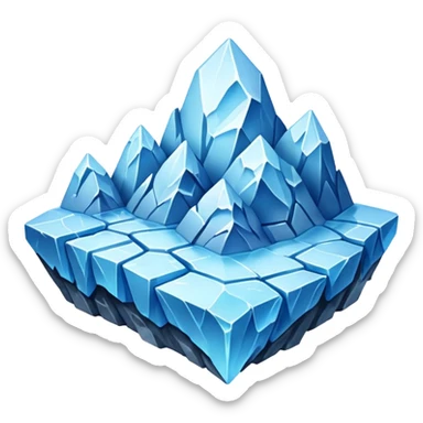 glacier sticker
