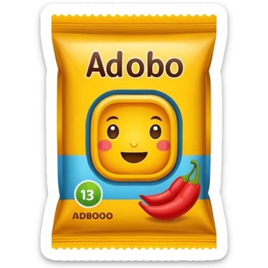 adobo packet sticker