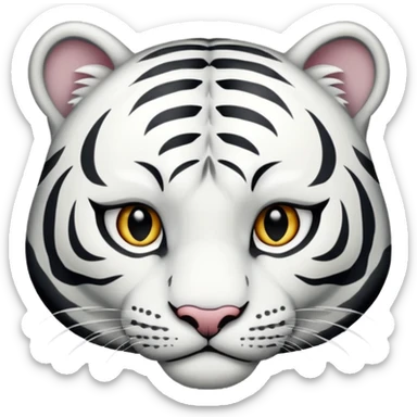 White Tiger, holding a sign SOON! sticker