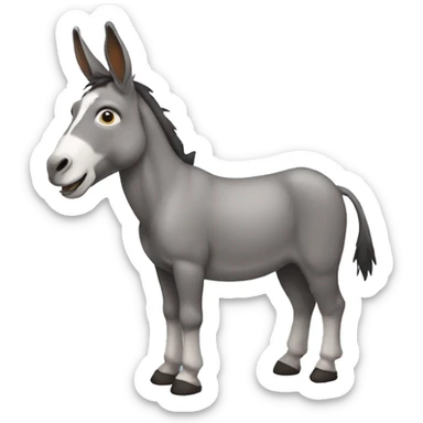 Donkey sticker