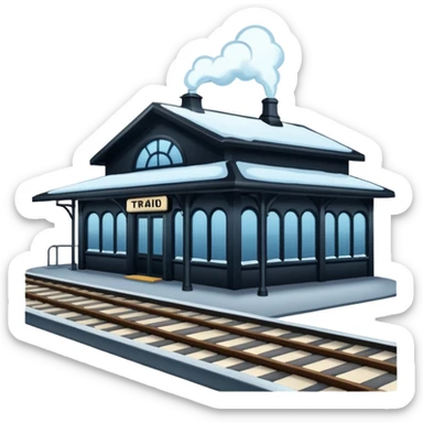 Frostline Train Station sticker