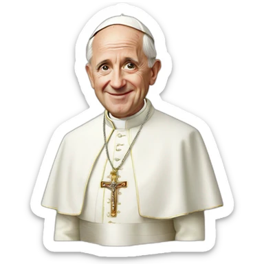 pope is pope sticker