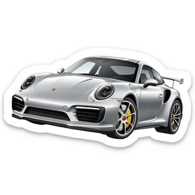 Porsche 911 Turbo S sticker