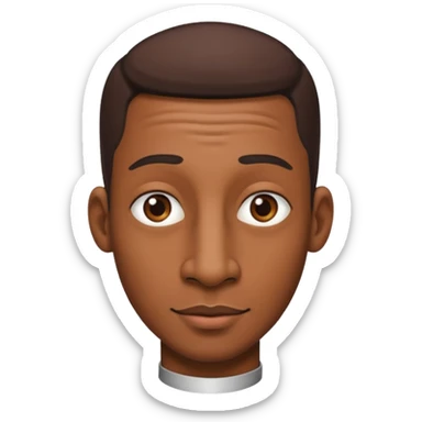 gay black man with long nose sticker