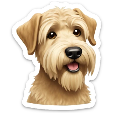 A wheaten terrier  sticker