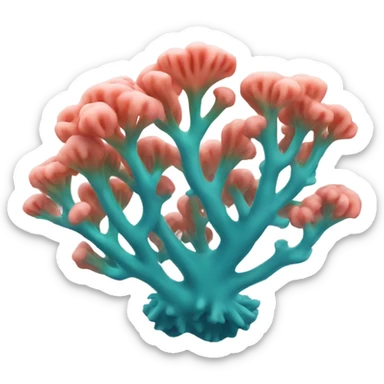 Coral sticker