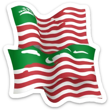 Kashmiri flag sticker