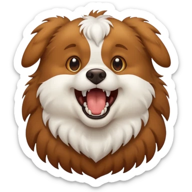 Dog rawr sticker