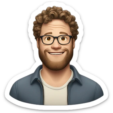 seth rogen sticker
