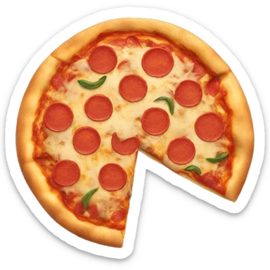 Pizza sticker