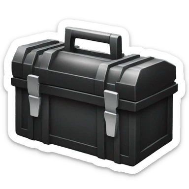 black toolbox sticker