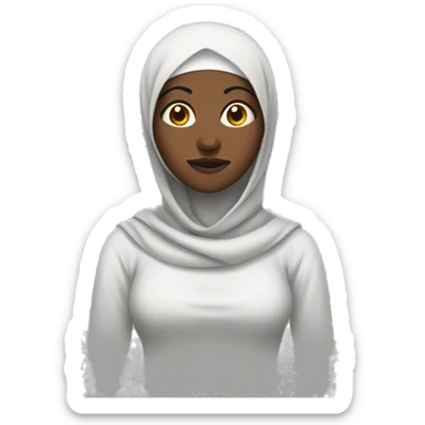 African muslimah mad sticker