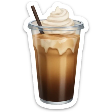 Iced coffee sticker