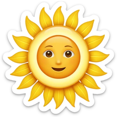 a sun ☀️  sticker