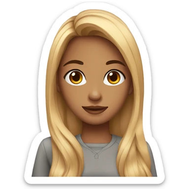 A beatiful girl sticker