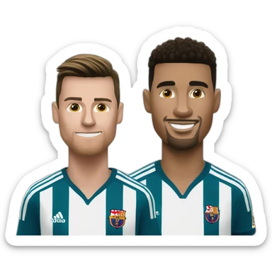 Ronaldo tue Messi sticker