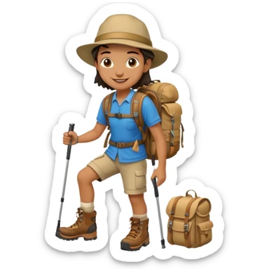 camper hero sticker
