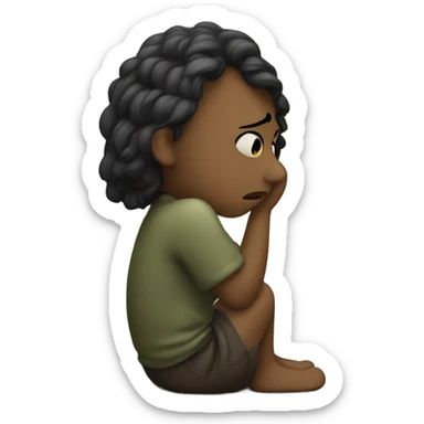 cry on the river sticker