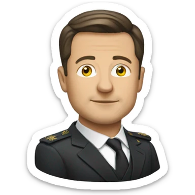 president Zelenskyy sticker