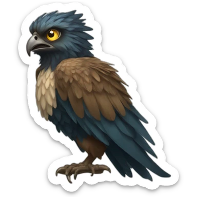 Harpie féroce sticker