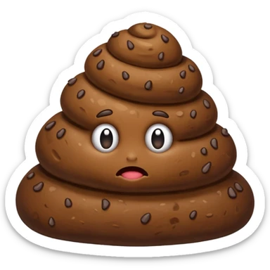 Create a poop sticker