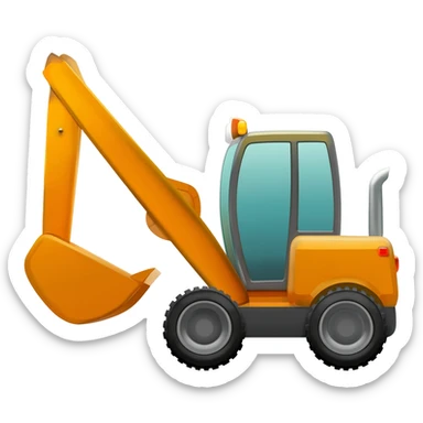 Bulldozer sticker