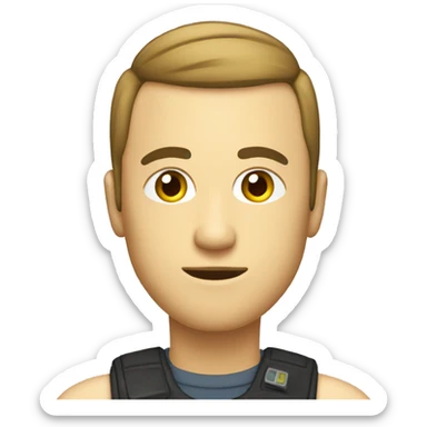 PC with html code on screen sticker