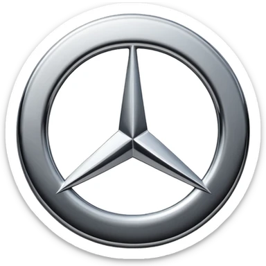 mercedes benz circle logo sticker