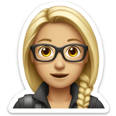 female photographer sticker