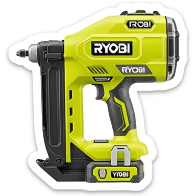 RYOBI ONE+ HP 18V 18-Gauge Brushless Cordless AirStrike Brad Nailer (with battery) P322 emoji style  sticker