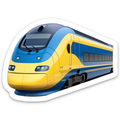 Eurostar - Eurostar International (Model Year: 2020) (Iconic colour: Blue and yellow) sticker