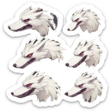 Modern Vernid-Trico-Sergal species by LiLaiRa sticker