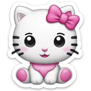 Hello kitti sticker