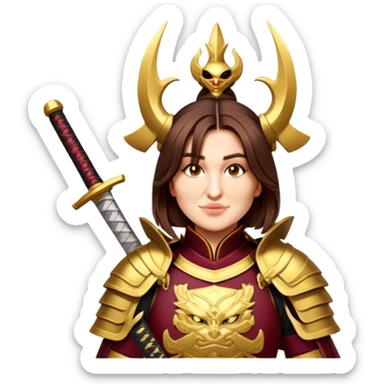 Samurai Leader sticker