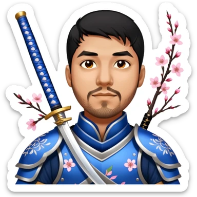Samurai Warrior sticker