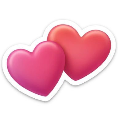 Love hearts sticker