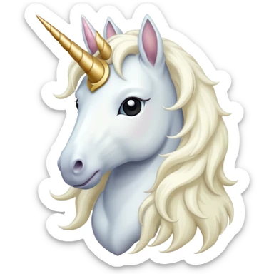 Unicornio palido sticker