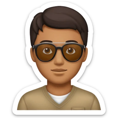 Micah wearing sunglasses sticker