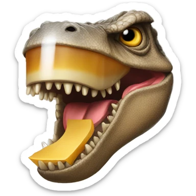 La bebida de Raptor  sticker