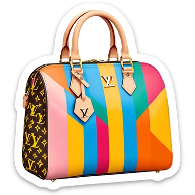 Louis Vuitton, pop art style bag  sticker