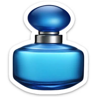 Blue Dior perfume bottle sticker