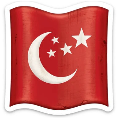 Ottoman Empire Flag sticker