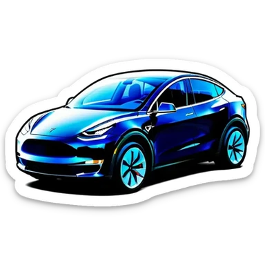 Tesla Model Y sticker