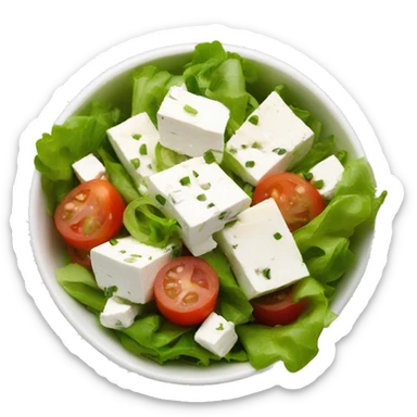 Feta cheese salad  sticker