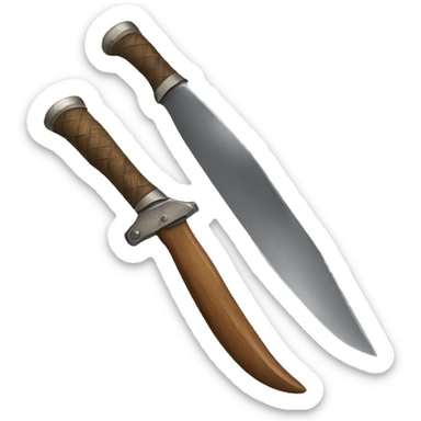 Couteau de boucvher sticker