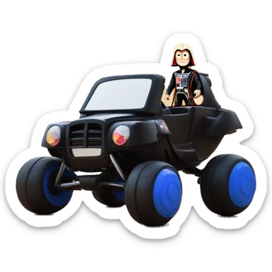Toy Story Darth Vader themed car buggy  sticker