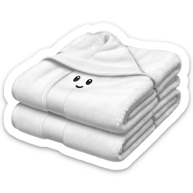 bath towel sticker