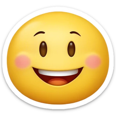 Devious smiley face sticker