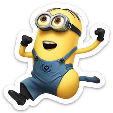 minion dancing sticker