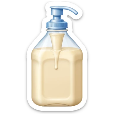 condensed milk squeeze bottle sticker